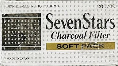 日本機場紙菸 日機黑七星SevenStars 14號(軟包) 規格圖片